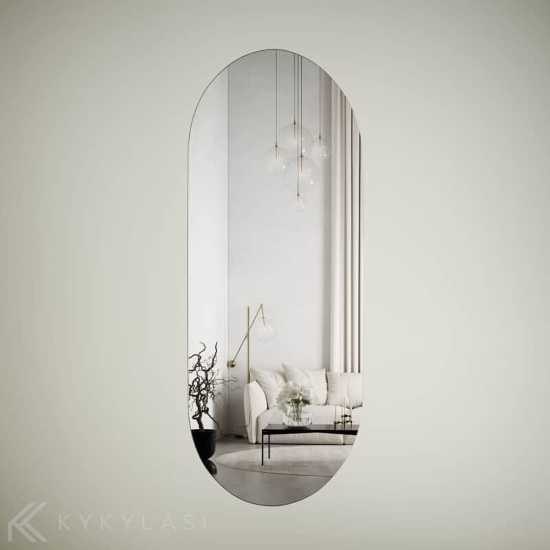 Pyöreäkulmainen peili